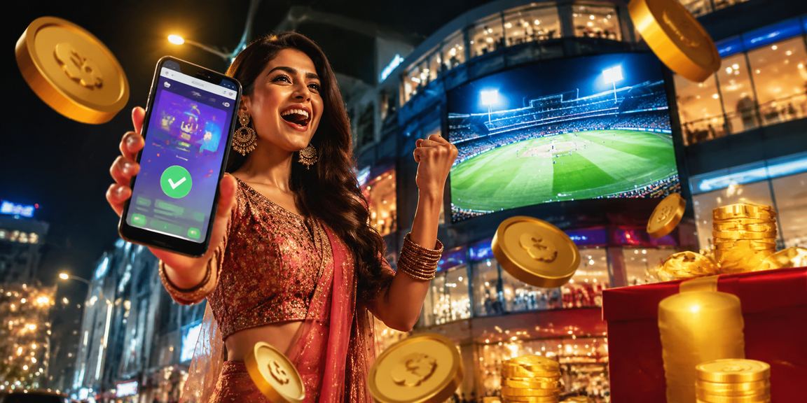 Player logging in on mobile device on Bangalore MG Road